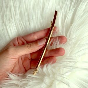COS gold hair barrette